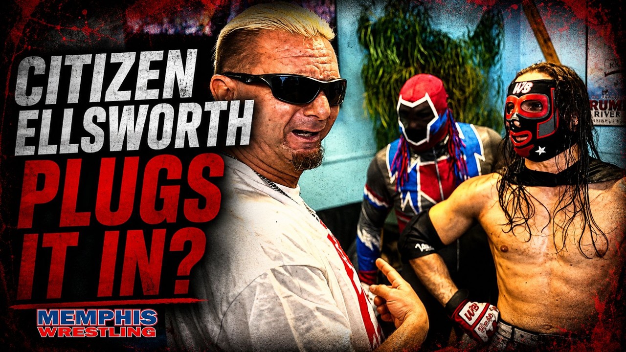 Citizen Ellsworth plugs it in! | MEMPHIS WRESTLING