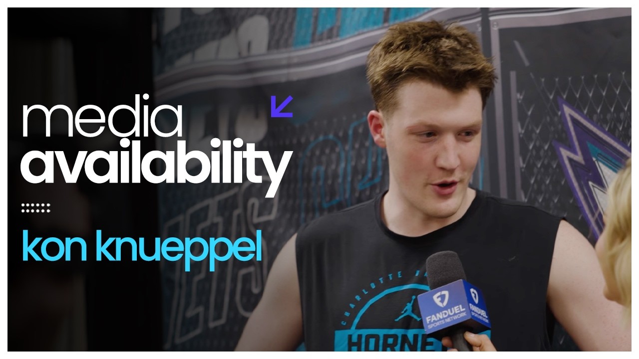 Hornets at Knicks: Kon Knueppel Postgame Media Availability | 4/12/2026