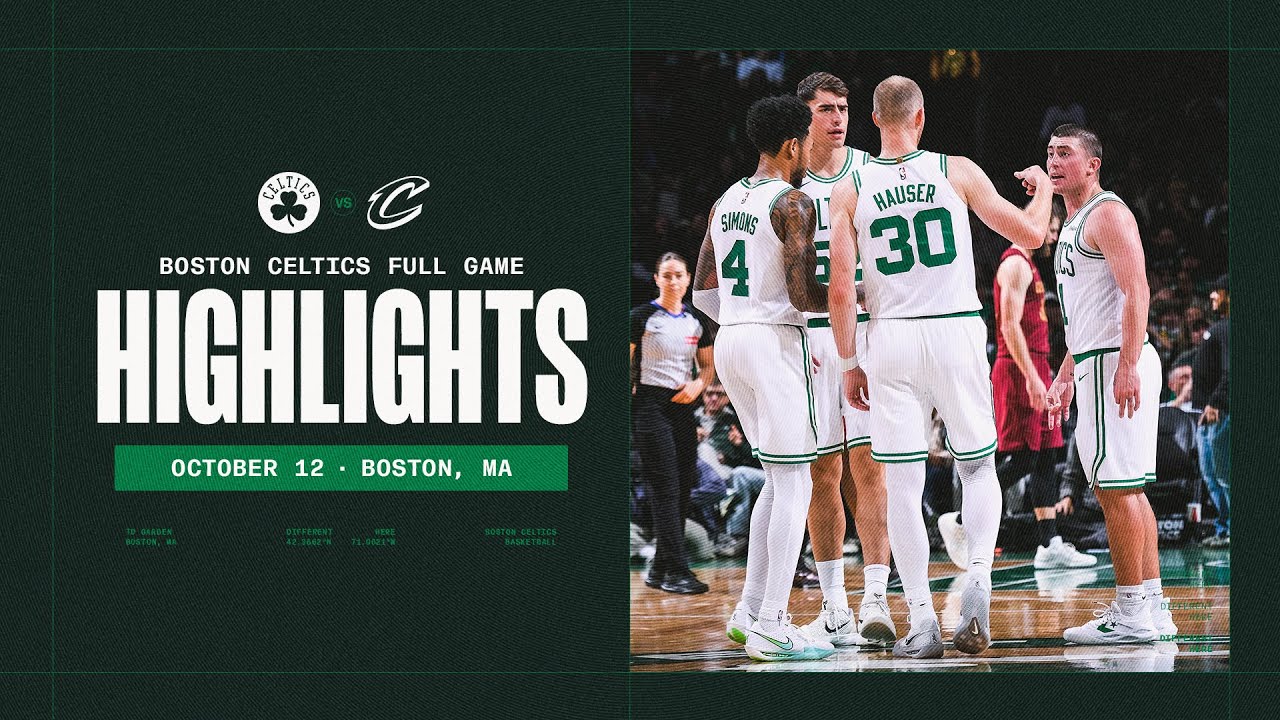 Boston Celtics defeat Cleveland Cavaliers 138-107 | Extended Highlights