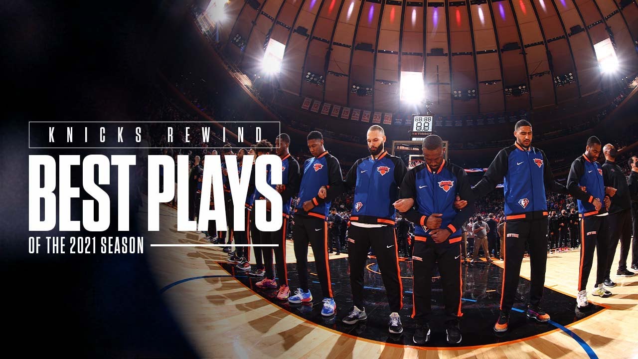 Taking a look at the Knicks' best of 2021 | New York Knicks Highlights background