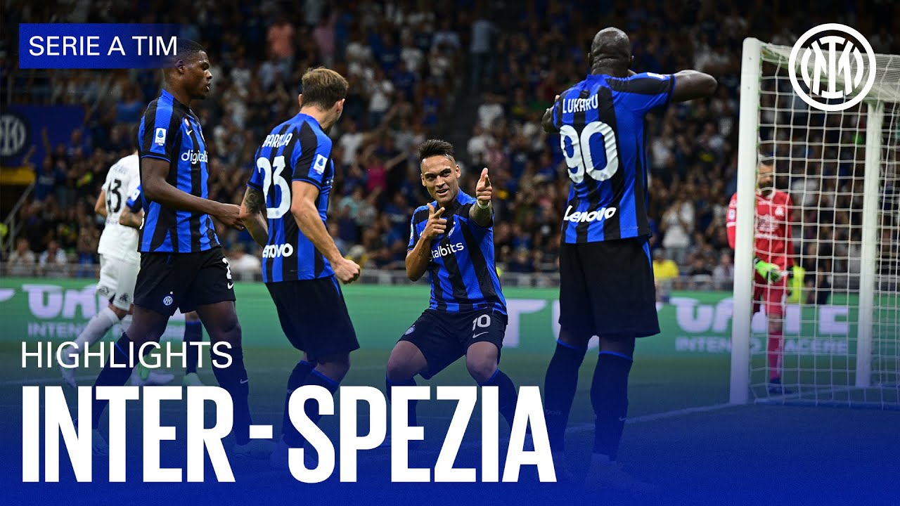 INTER 3-0 SPEZIA | HIGHLIGHTS | SERIE A 22/23 β«π΅ π¬π§ background