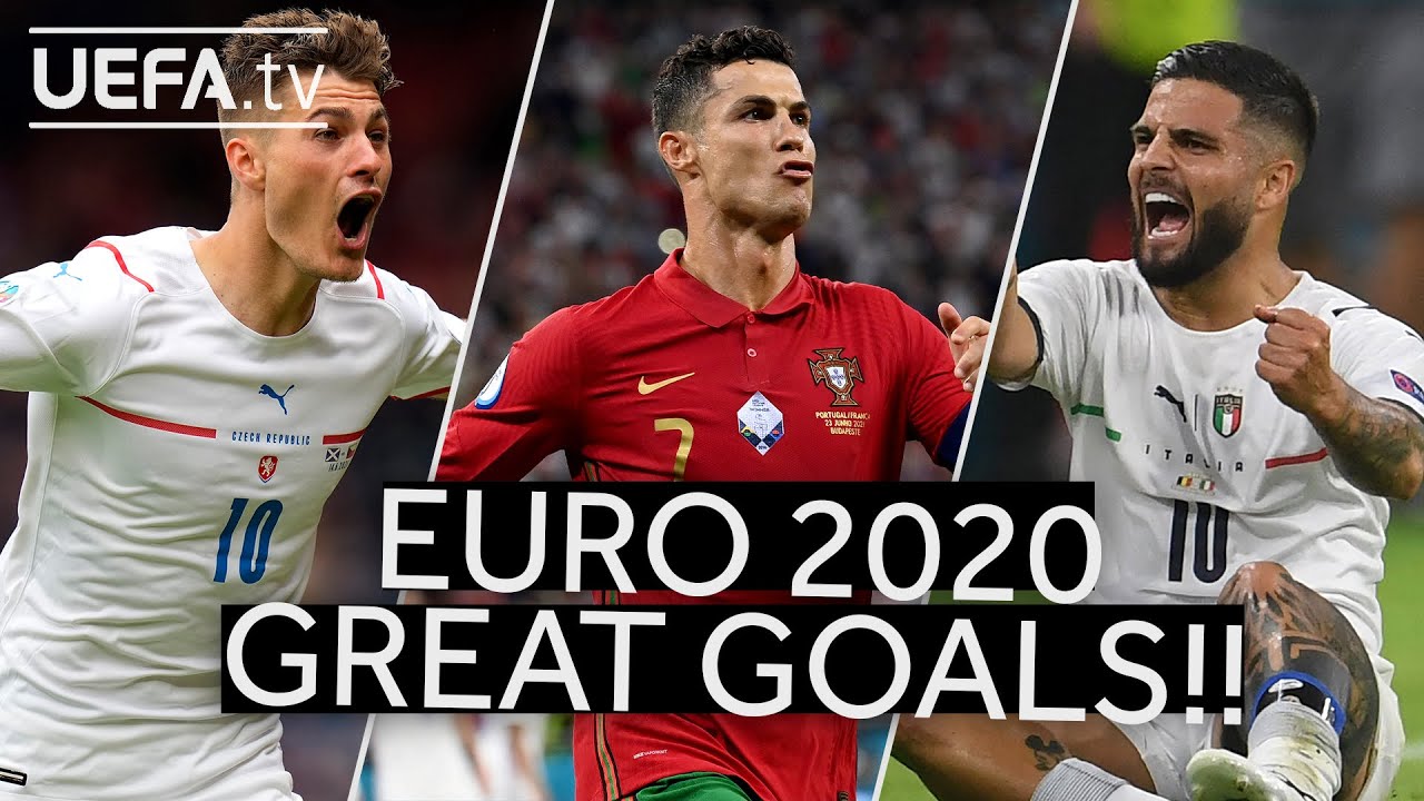 SCHICK, RONALDO, INSIGNE | Great EURO 2020 GOALS!!