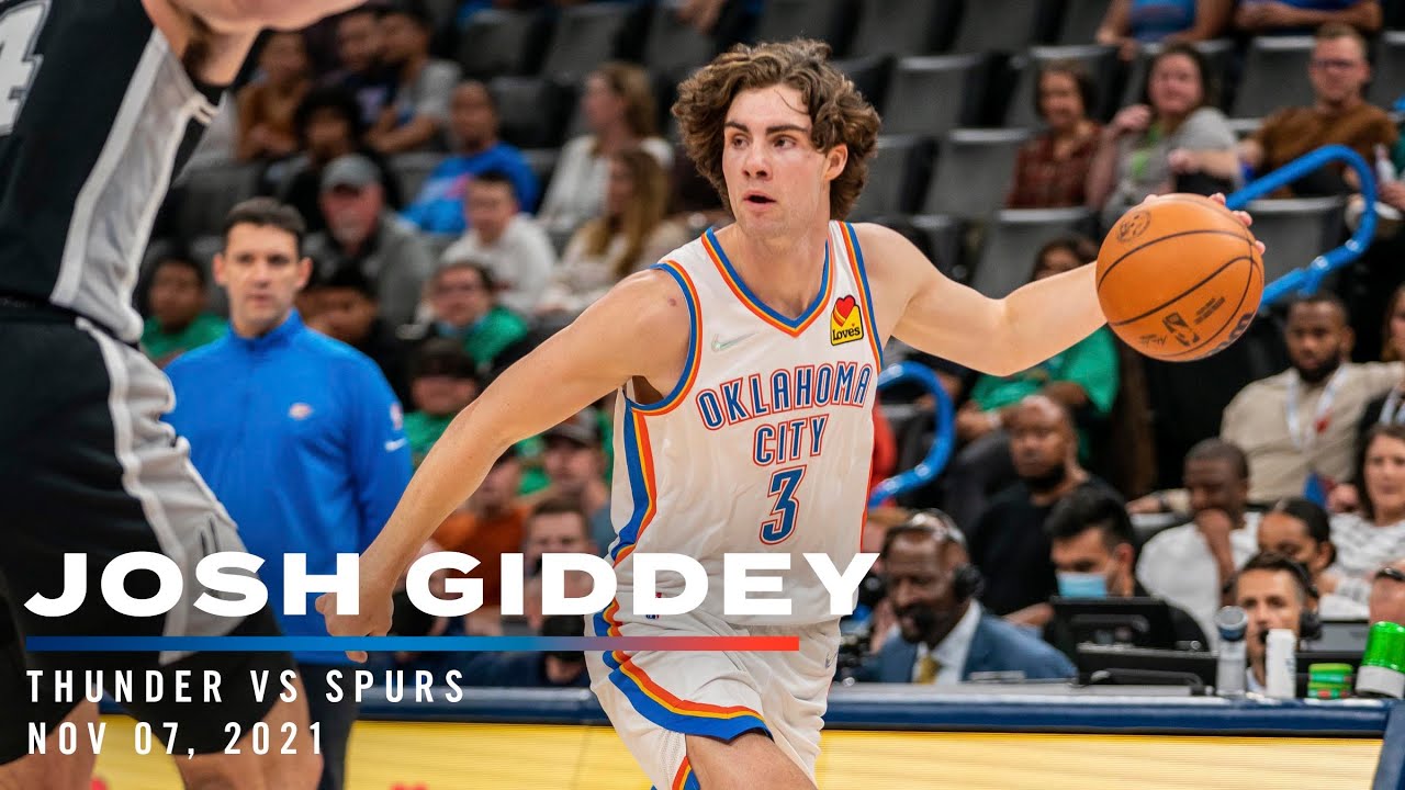 Highlights | Josh Giddey vs Spurs 11/07/2021 background