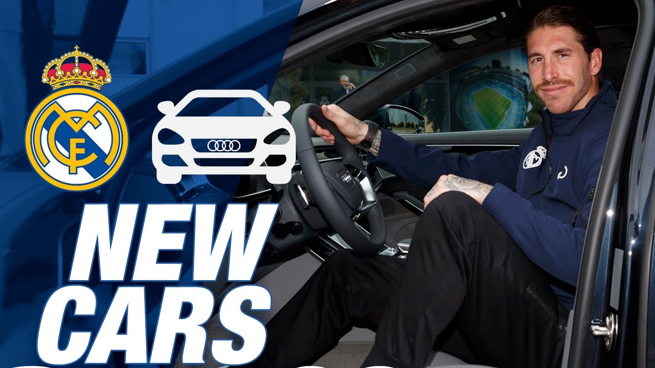 Zidane, Ramos, Hazard and Real Madrid players receive their new Audi! background