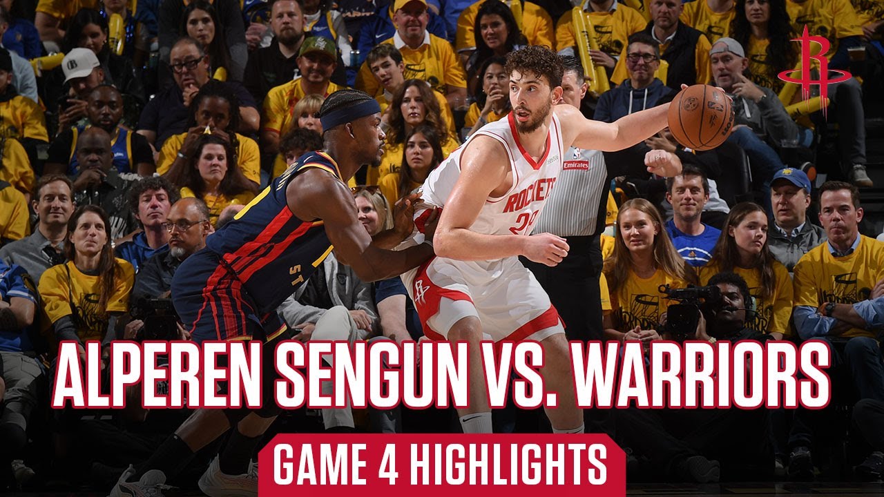Alperen Sengun (31 points) Highlights vs. Golden State Warriors | Houston Rockets background