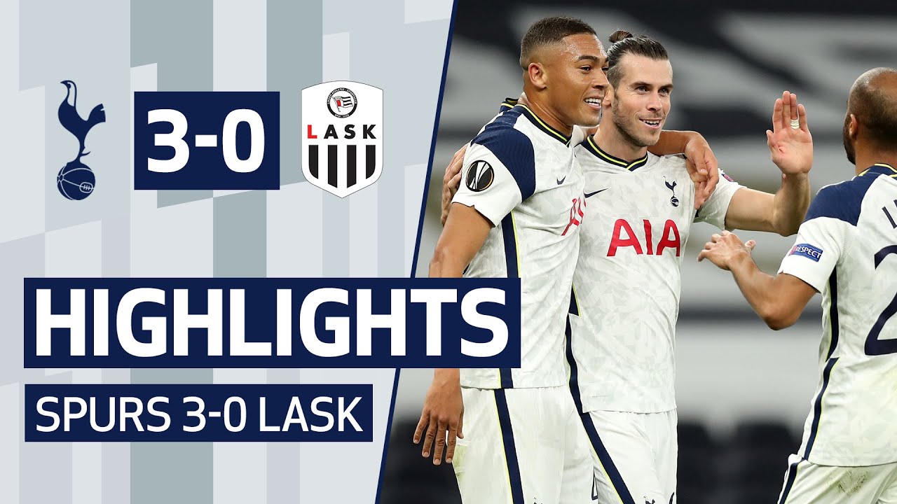 HIGHLIGHTS | SPURS 3-0 LASK | Vinicius & Bale full debuts in Europa League win