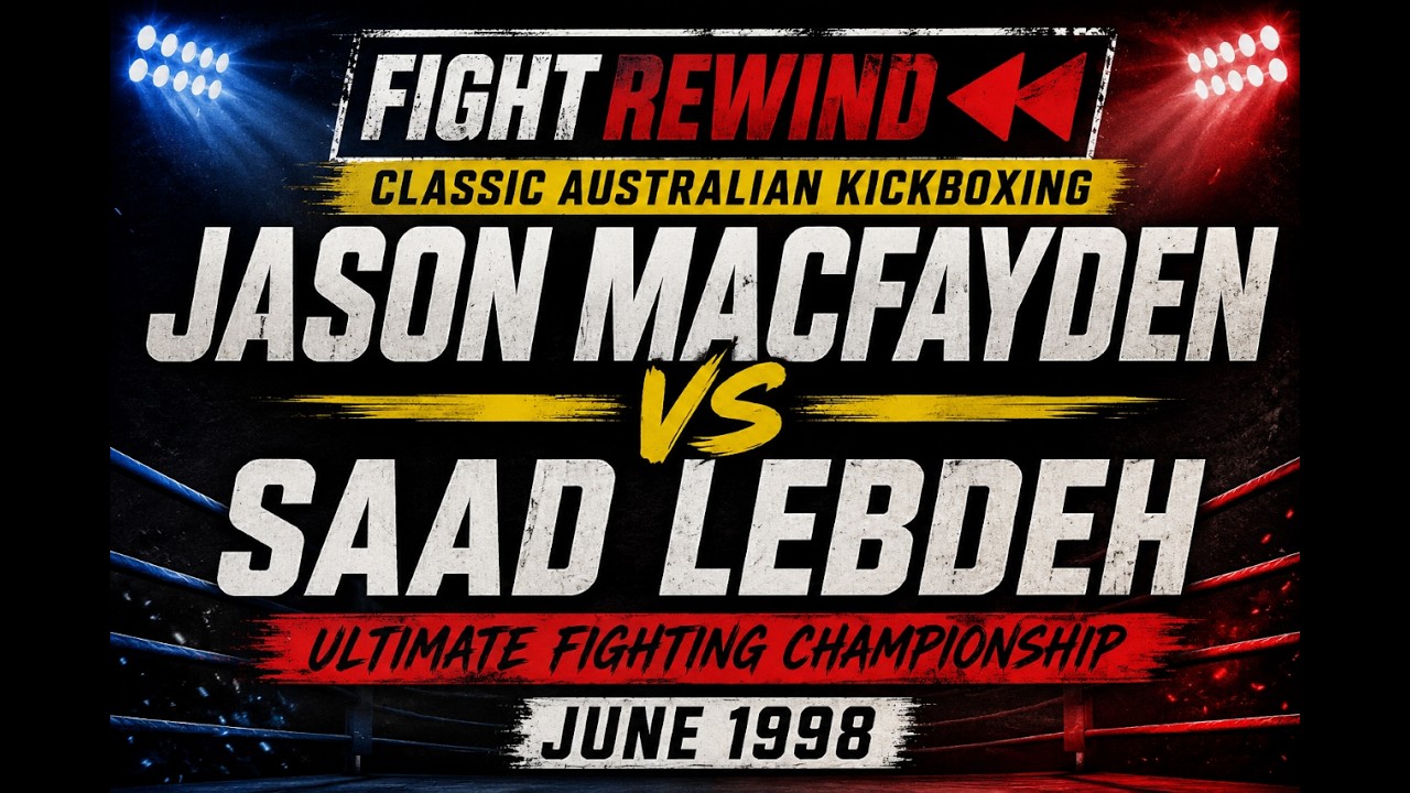 🥊 Jason Macfayden vs. Saad Lebdeh | Ultimate Fighting Championship (June 1998)