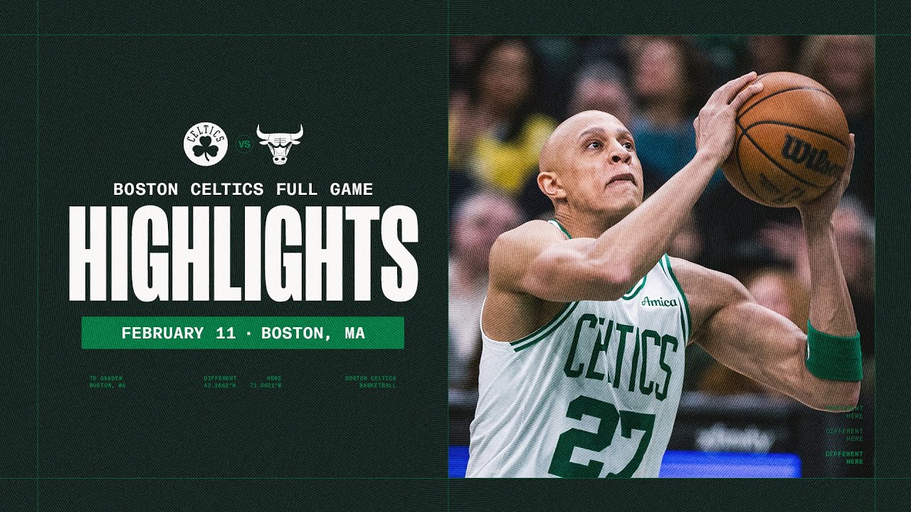 Nikola Vucevic leads Boston Celtics to 124-105 win over Chicago Bulls | Extended Highlights