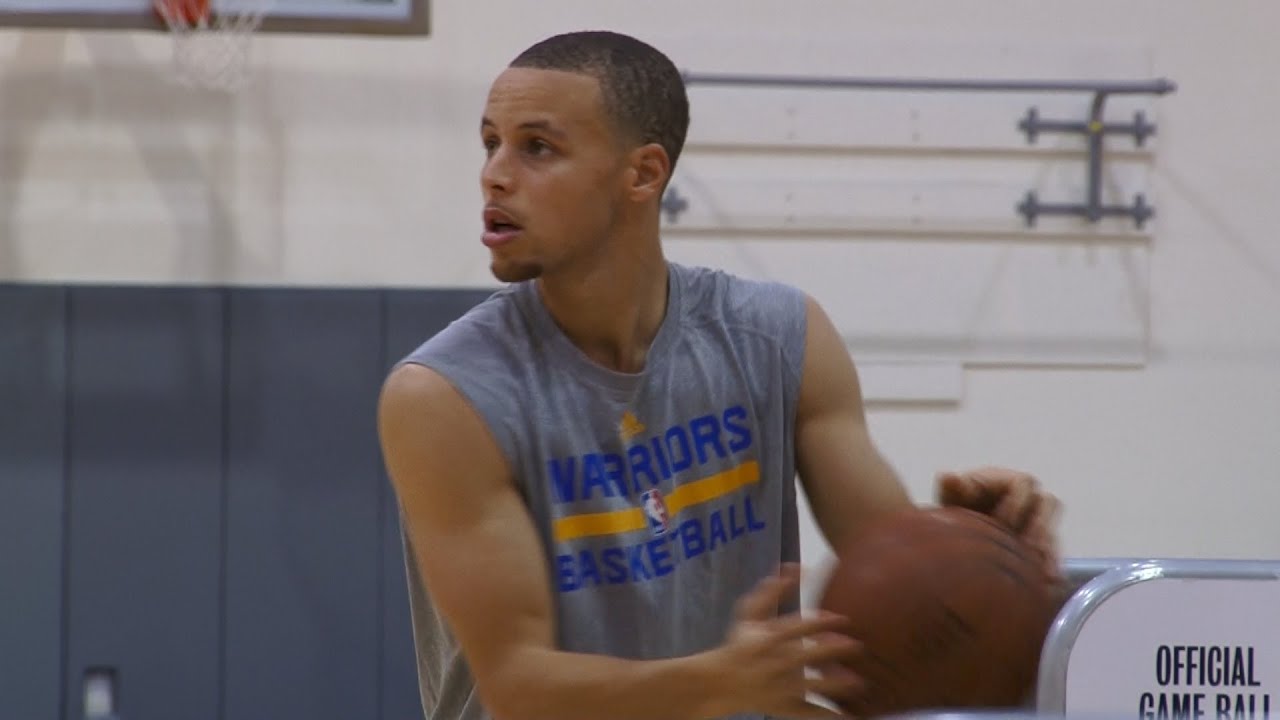 Stephen Curry 3-Point Contest Practice background