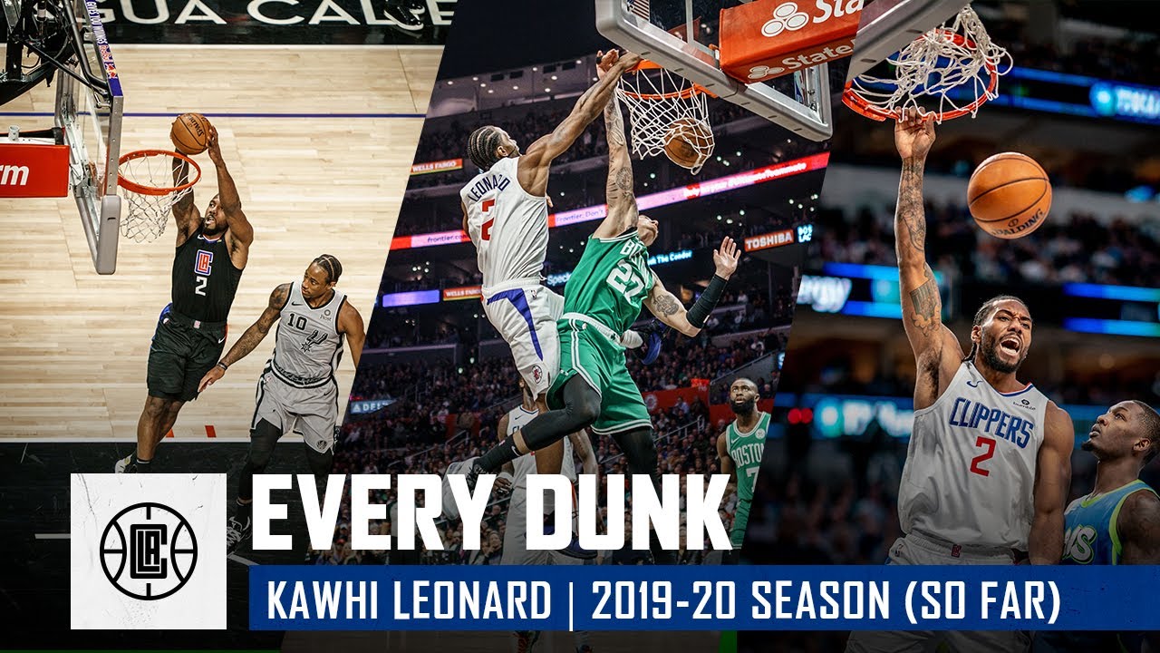 Every Kawhi Leonard Dunk This Season (So Far) | LA Clippers