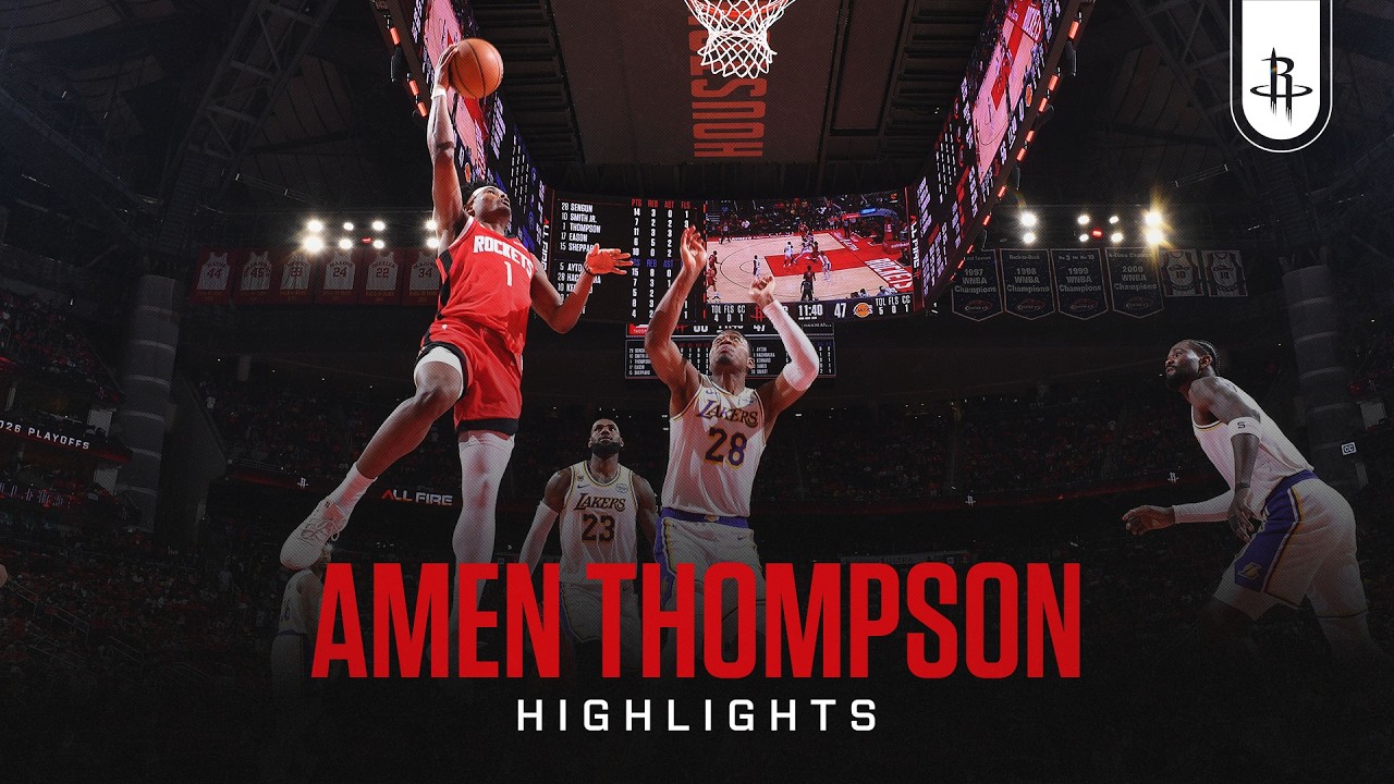Amen Thompson (23 points) Highlights vs. Los Angeles Lakers