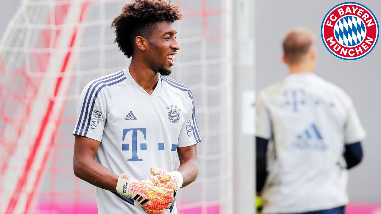 Kingsley Coman's Goalkeeper Skills | Training