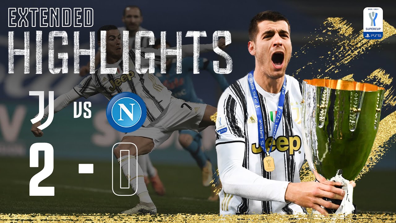 Juventus 2-0 Napoli | CR7 & Morata Goals Secure 9th Supercup Win! | EXTENDED Highlights background
