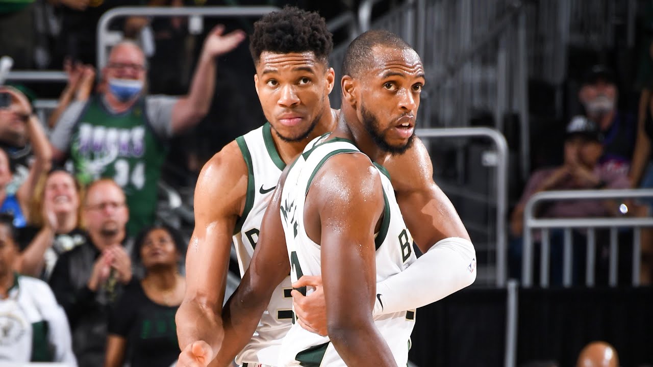 Highlights: Bucks 109 - Suns 103 | Instant Classic, Milwaukee Evens Up NBA Finals 2-2 | 7.14.21 background