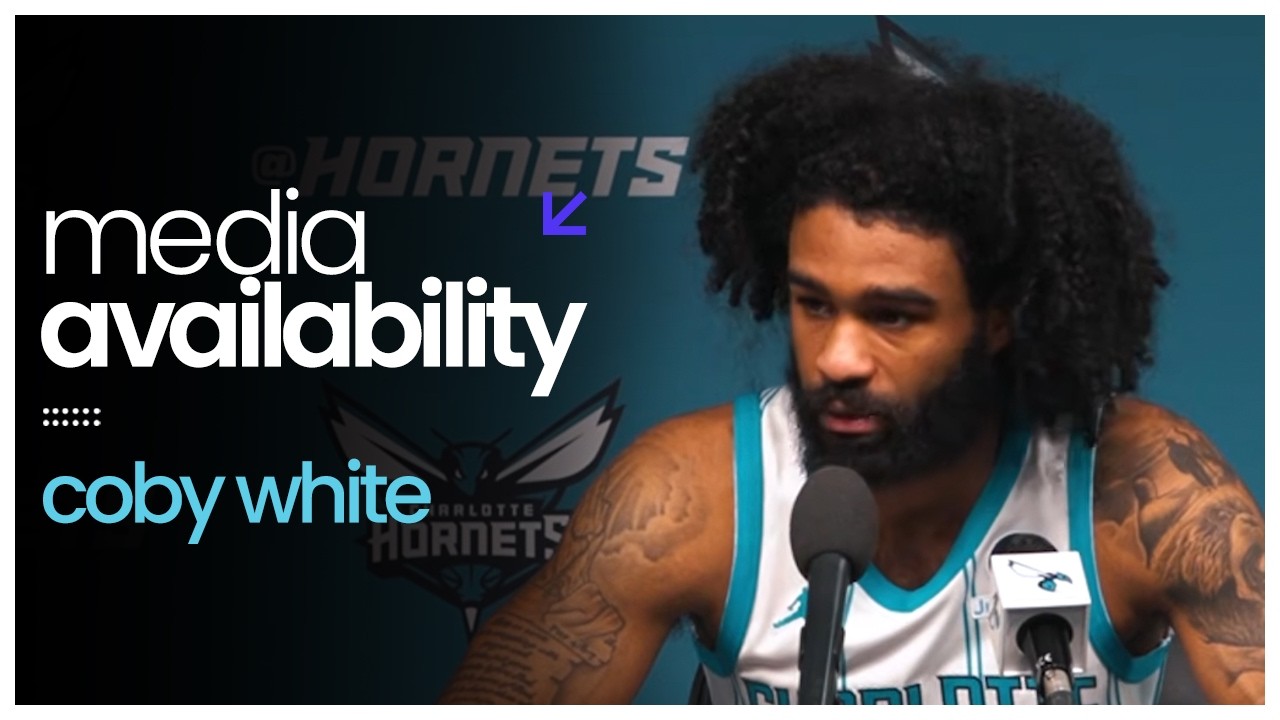 Hornets vs 76ers: Coby White Postgame Media Availability | 3/28/2026