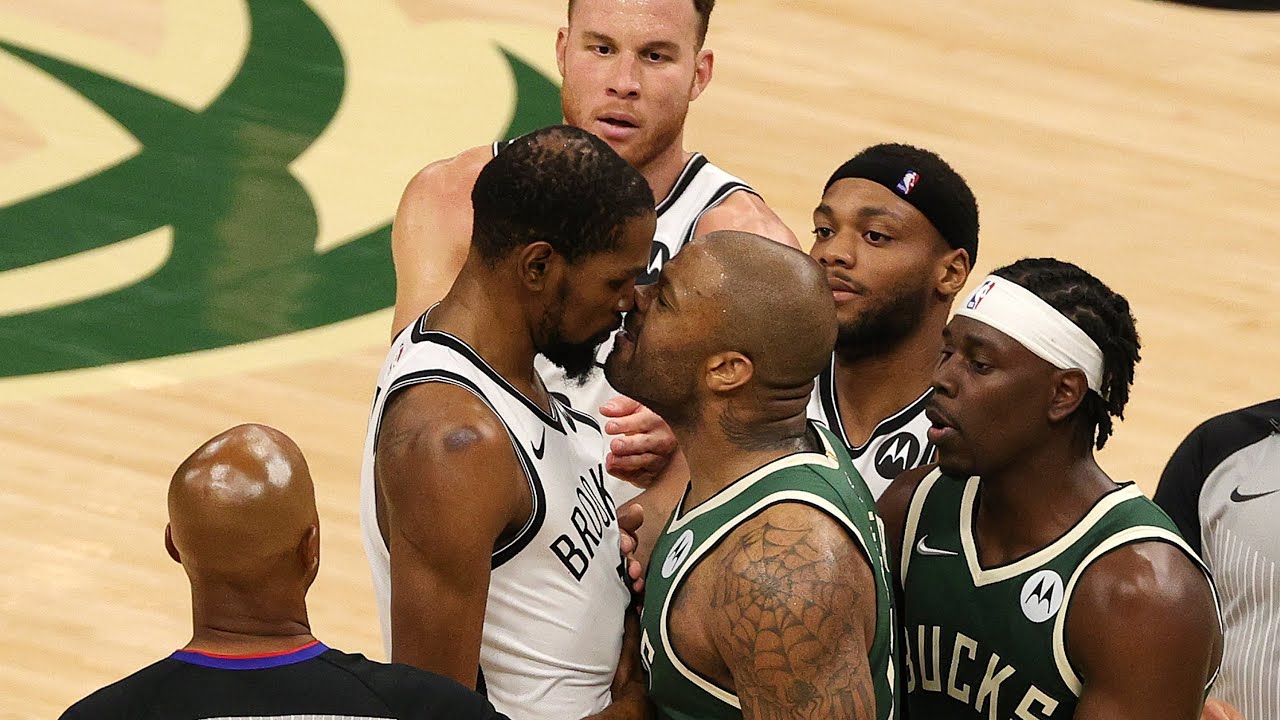 All-Access: Bucks Beat Nets In Game 3 | Giannis & Khris Set NBA Record | PJ Tucker Guards KD