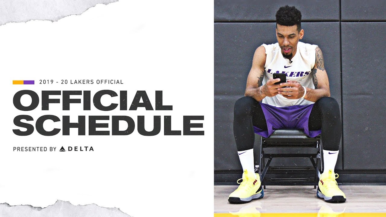 2019-20 Lakers Schedule Released | Lakers background