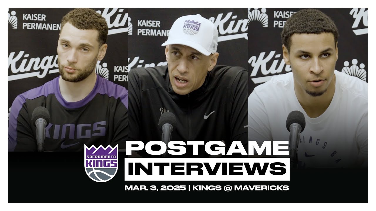 Zach LaVine, Keegan Murray, & Coach Christie | Postgame Interviews 3.3.25
