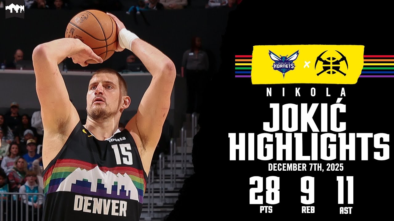 Nikola Jokić Sombor Double | vs. CHA 12/7/25 background