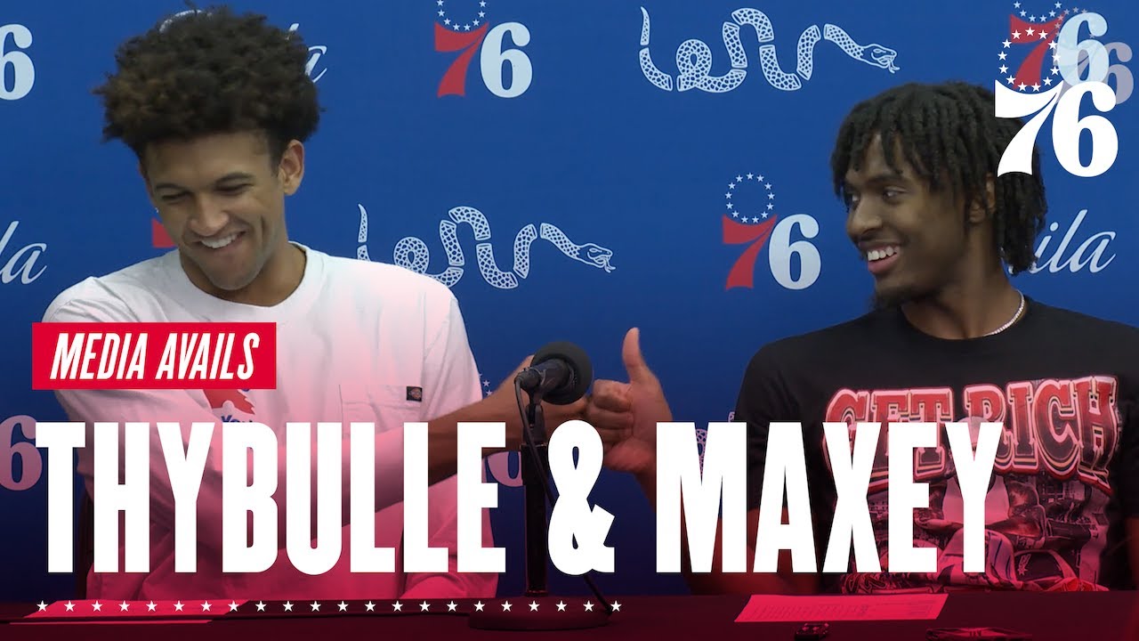 Matisse Thybulle & Tyrese Maxey Talk Defense and Teamwork (10.30.21) background