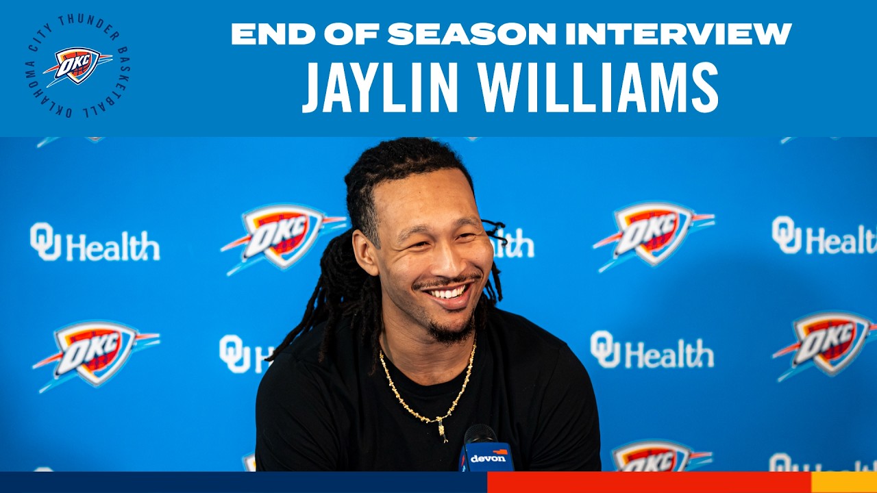 Jaylin Williams | 2025-26 End-of-Season Interviews | OKC Thunder