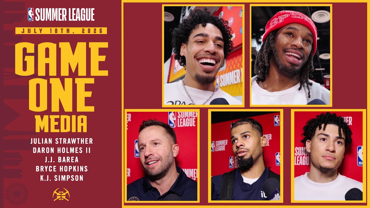 Full Denver Nuggets Media vs. Houston ๐ | 2026 NBA Summer League