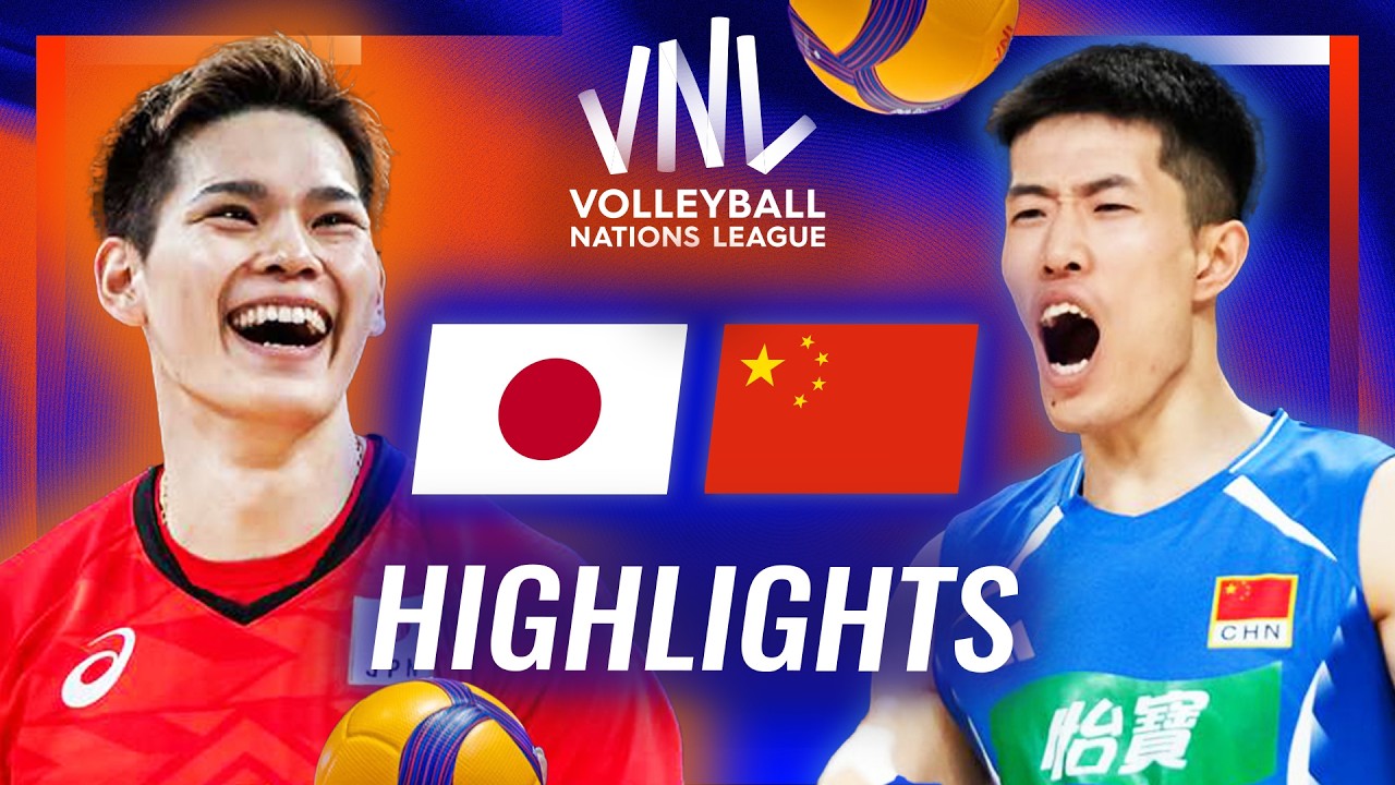 Japan 🇯🇵 vs. China 🇨🇳 - Quarter Final | Highlights | Men's VNL 2026