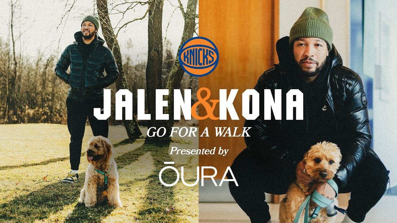 Meet NBA All-Star Jalen Brunson's best friend | Go For A Walk with Jalen & Kona