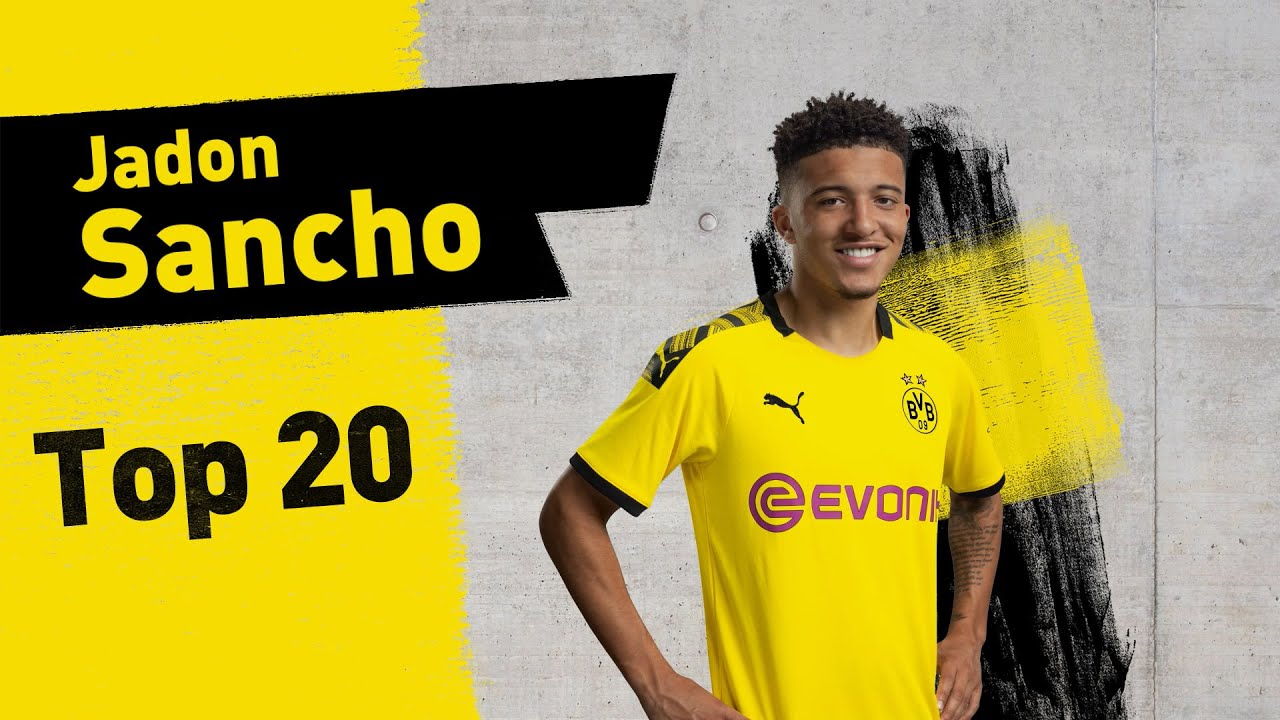Top 20 Goals & Assists | Jadon Sancho background