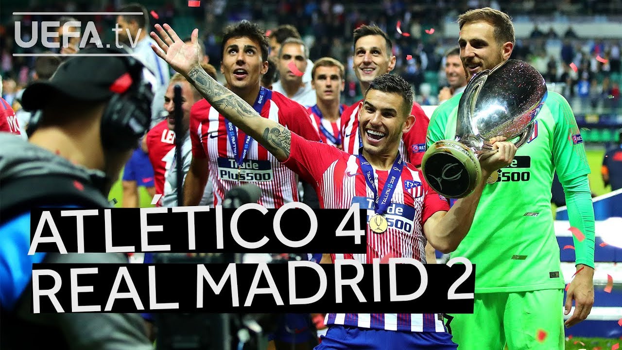 ATLÉTICO 4-2 REAL MADRID, UEFA SUPER CUP 2018 HIGHLIGHTS: Relive the action!! background