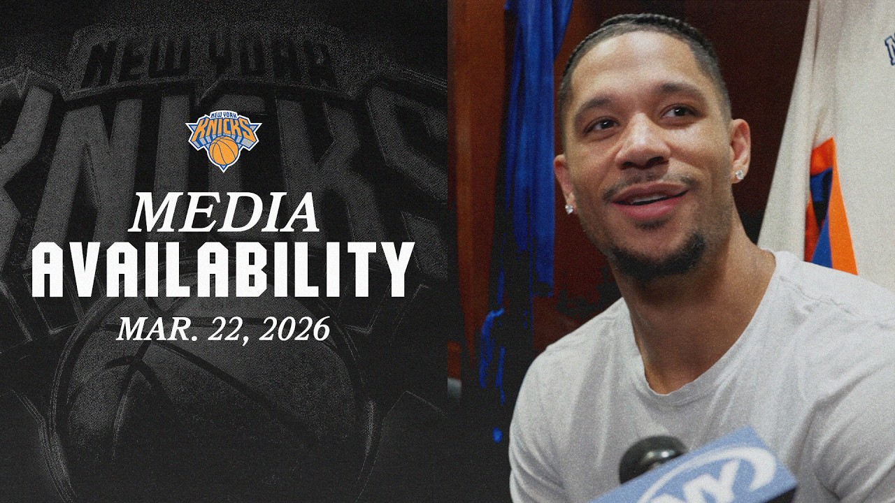 Jalen Brunson, Karl-Anthony Towns, and Josh Hart Postgame Media | March 22, 2026