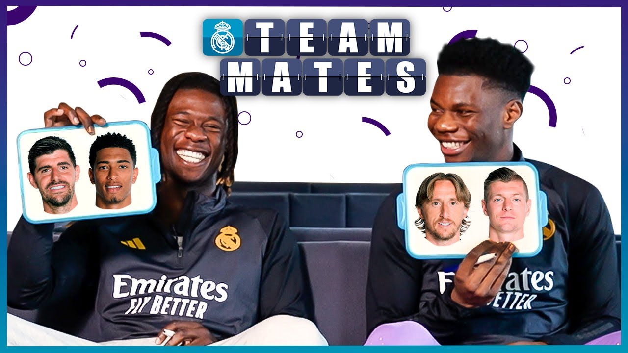 Who's got the best HAIRCUT? | Teammates: Camavinga & Tchouameni | Real Madrid background