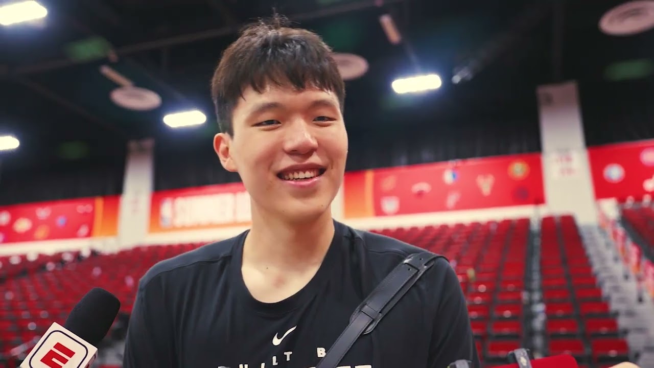 Yang Hansen Postgame Interview | July 10, 2026 vs. Suns | Portland Trail Blazers