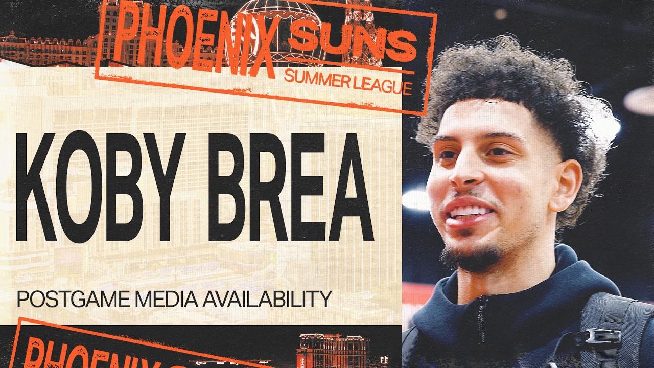 Koby Brea after 6 3PM and 19 PTS in Summer League performance against Milwaukee Bucks