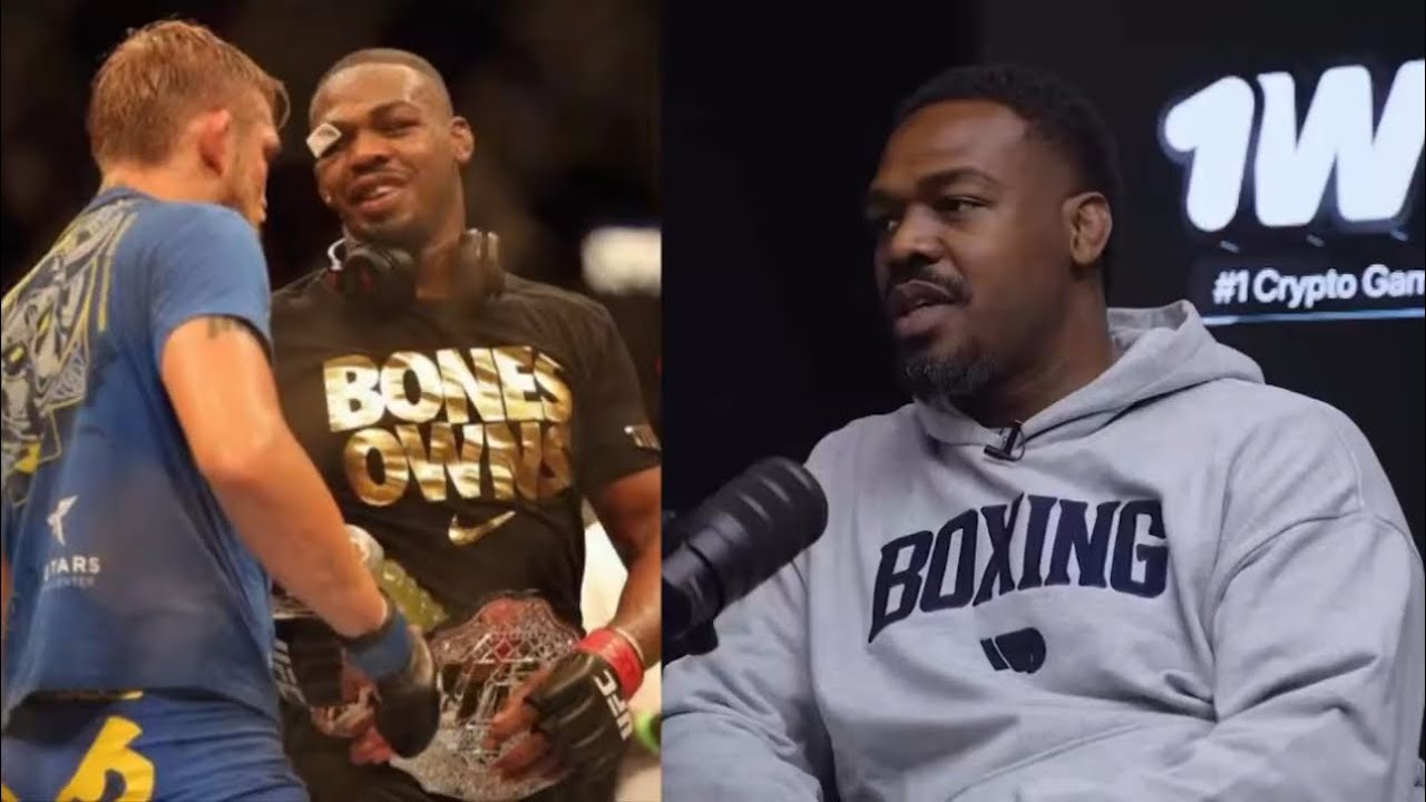 Jon Jones believed he was "chosen by God" and he could never lose a fight background