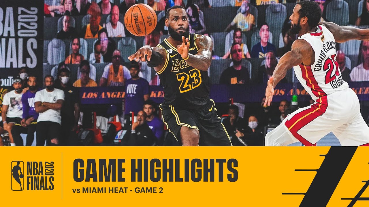 HIGHLIGHTS | LeBron James (33 pts, 9 ast, 9 reb) vs Miami Heat background