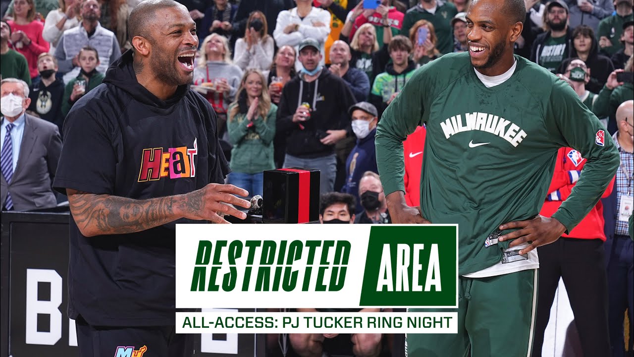 All-Access: PJ Tucker Gets NBA Championship Ring | Boogie Cousins & Wesley Matthews Join The Bucks background