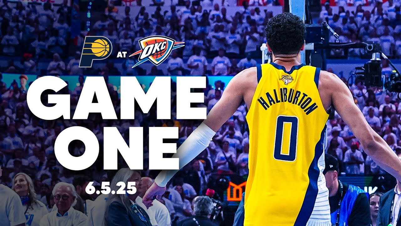 Pacers at Thunder Game 1: The Movie background