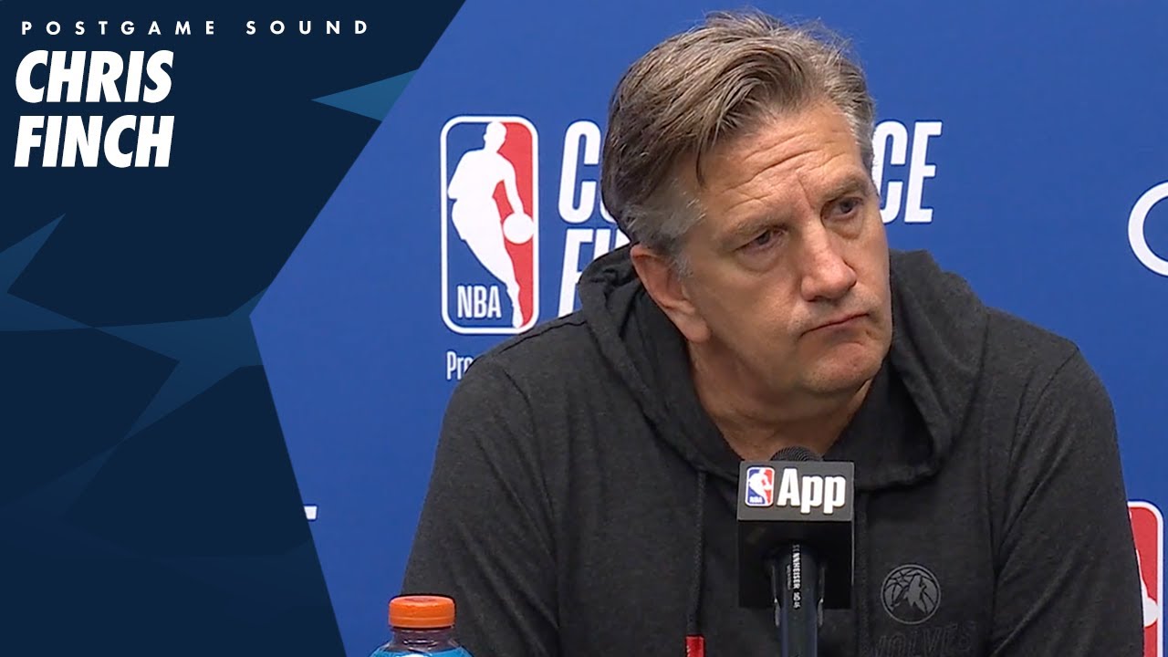 “We've Gotta Play With More Physicality." | Chris Finch WCF Game 2 Postgame Sound | 05.22.25 background