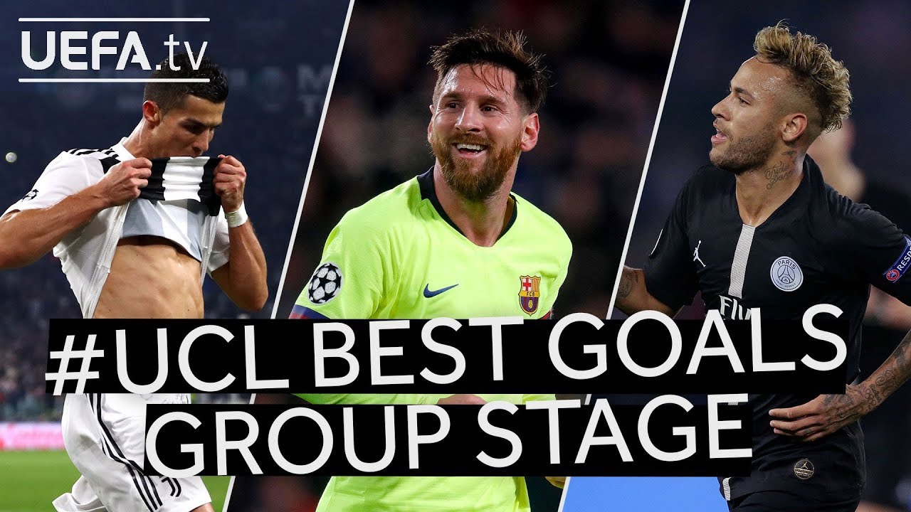 RONALDO, MESSI, NEYMAR: #UCL Group Stage BEST GOALS!! background