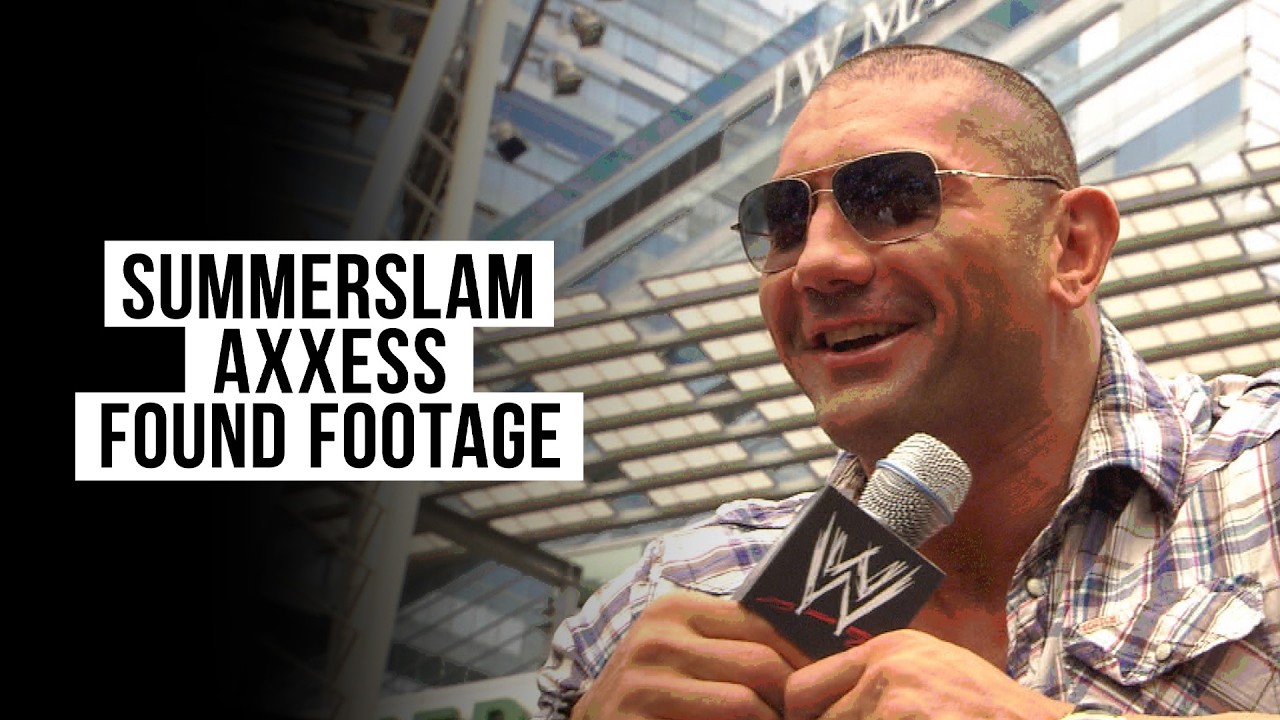 SummerSlam Axxess Found Footage | Rare matches, interviews and MORE! background