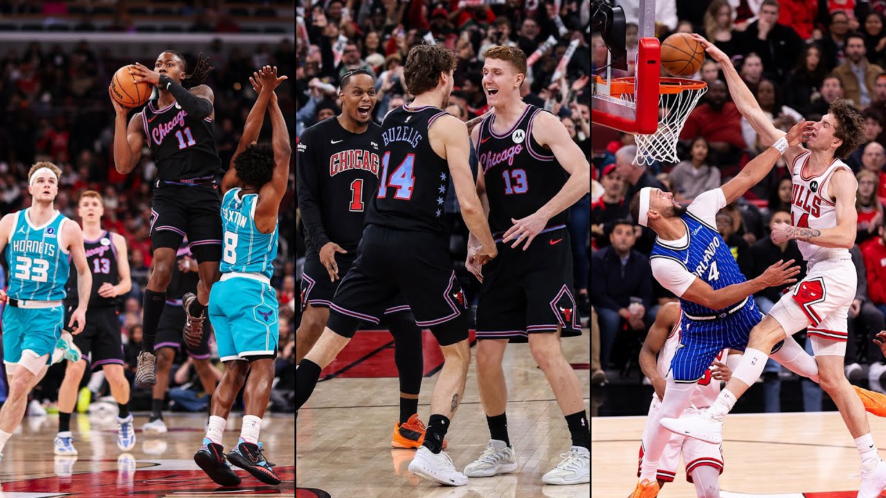 January Top 10 Plays đ€© Game-Winners, Crazy Posters & Chasedown Blocks | Chicago Bulls