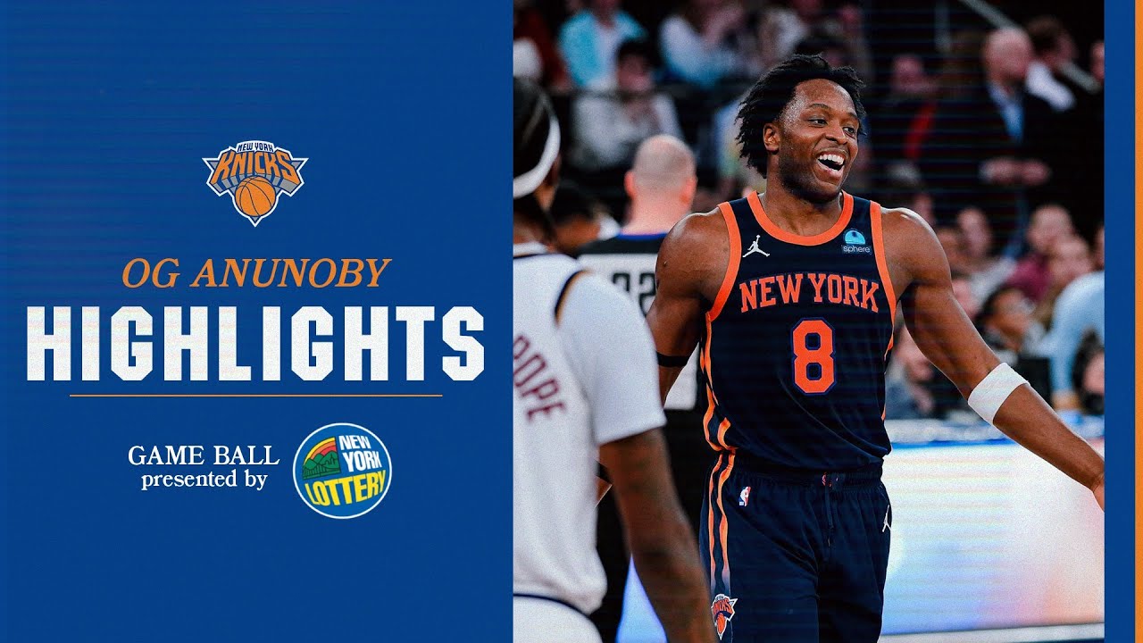 OG Anunoby DOMINATES on Both Ends with 26 PTS & 6 STL vs Denver | January 25, 2024 background