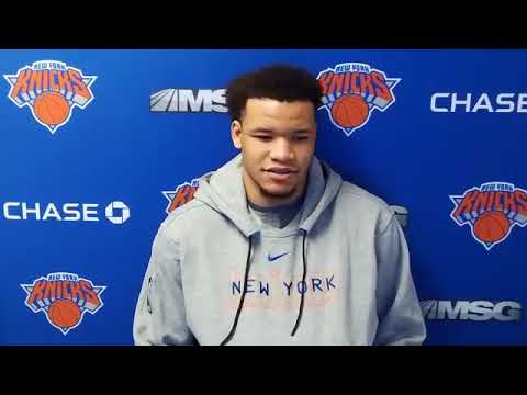 New York Knicks Media Day 2020: Kevin Knox II background
