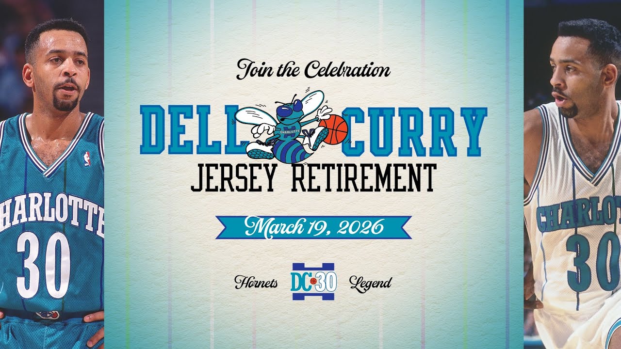 Dell Curry Finds Out His Jersey Will Be Retired! background