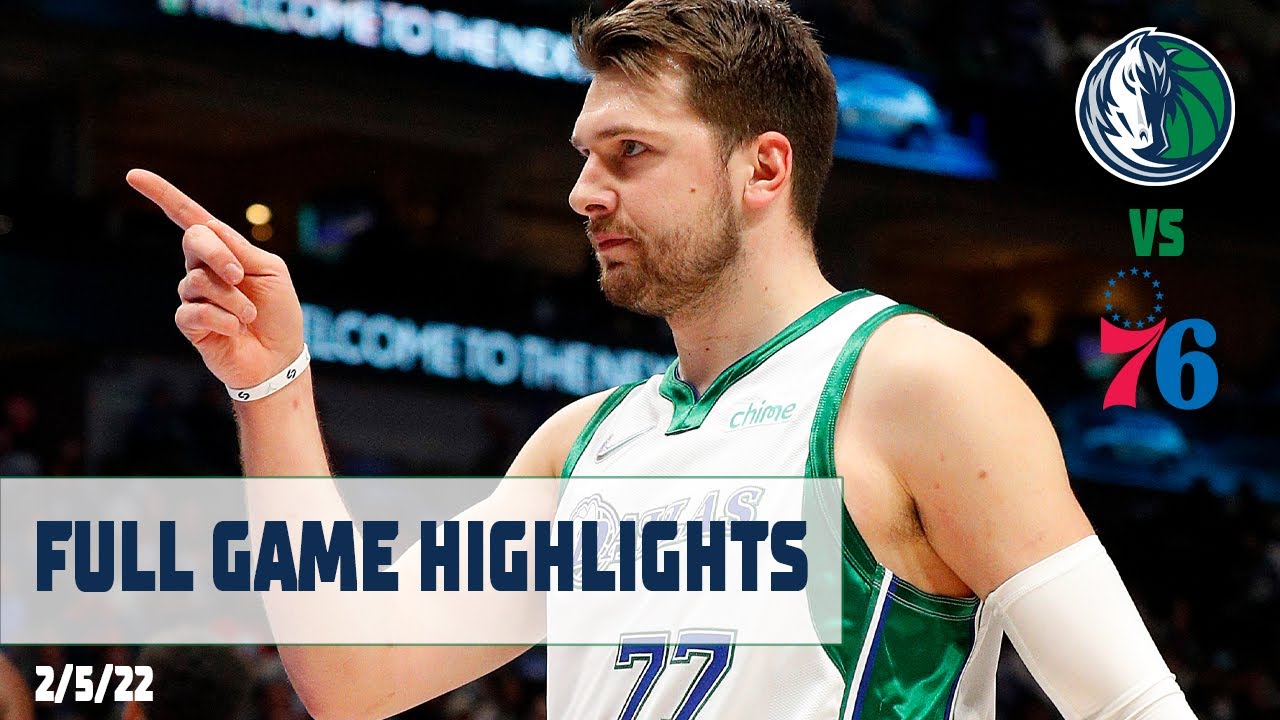 Luka Doncic (33 points, 15 assists) Highlights vs. Philadelphia 76ers background