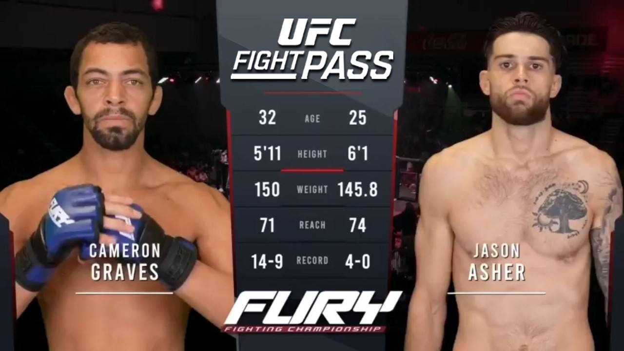 Fury FC 122: Jason Asher vs Cameron Graves | July 24, 2026