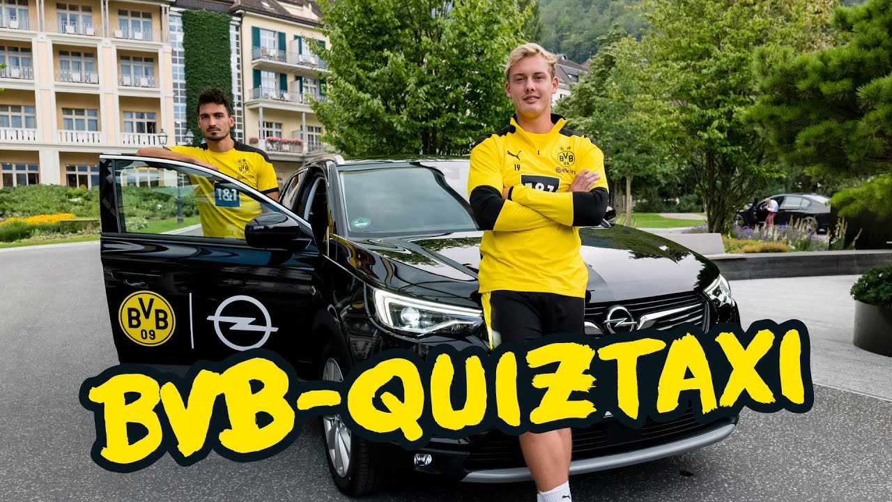 BVB Quiztaxi in Bad Ragaz 2020 - Part 1 w/ Brandt/Hummels, Haaland/Delaney & more!