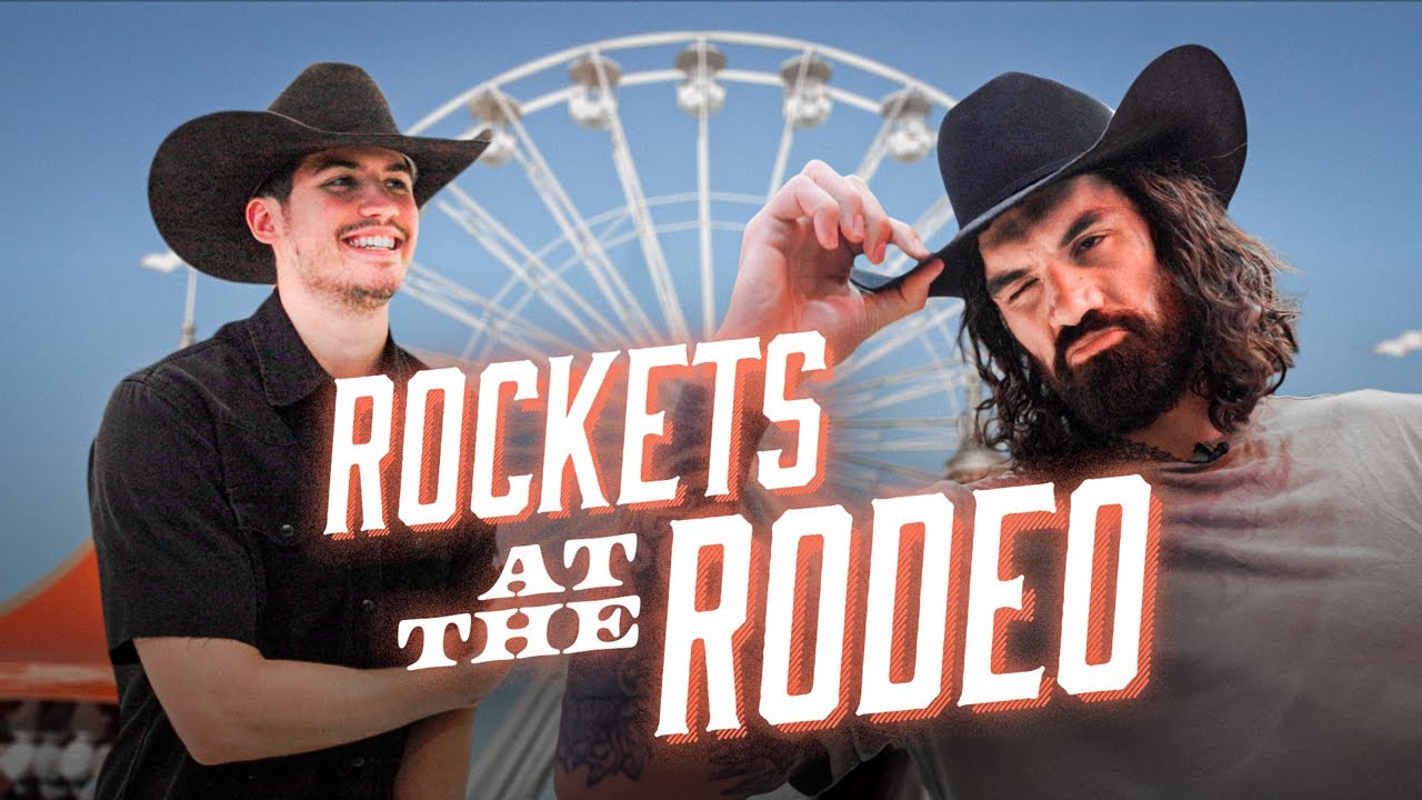 Steven Adams & Reed Sheppard Take Over the Rodeo | Houston Rockets background