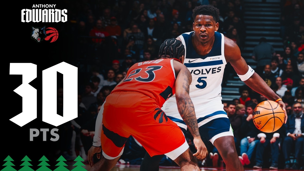 Anthony Edwards WITH ANOTHER 30-POINT PERFORMANCE In Win Over Raptors | 02.04.26